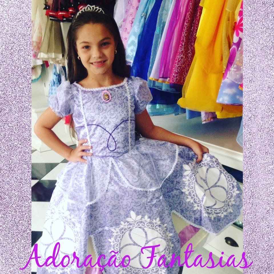 Fantasia Infantil Princesinha Sofia Disney - Multibrink